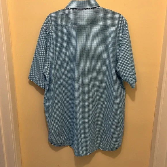 Tailorbyrd Men’s button down short sleeve style shirt, 2XLT - Picture 6 of 7